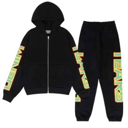 Spring Gardens Zip Tracksuit Black